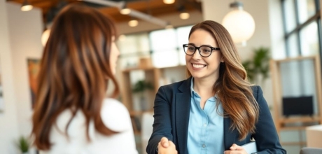 Welcoming Clients at Land Title of America in St. Augustine